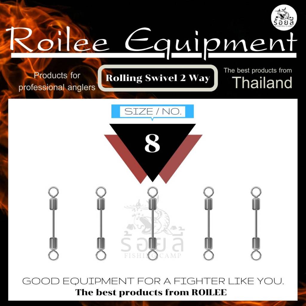 ลูกหมุนแกนยาว 2 ทาง ร้อยลี้ – ตกปลา ชิงหลิว สะปิ๋ว