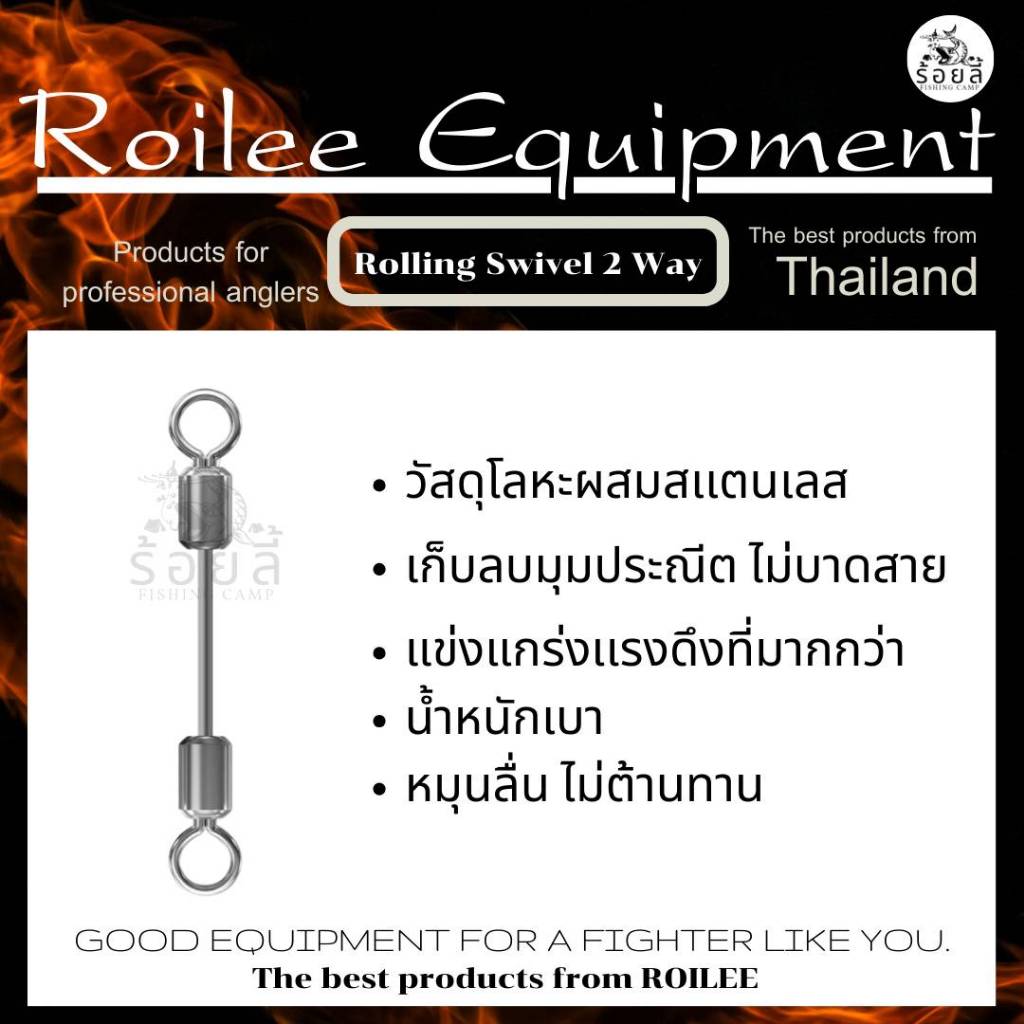 ลูกหมุนแกนยาว 2 ทาง ร้อยลี้ – ตกปลา ชิงหลิว สะปิ๋ว