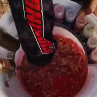 ไผ่แดงร้อยลี้ – 500g | เหยื่อตกปลา สูตรปลาหนัง ปลารวม  สวายบ่อแข่ง