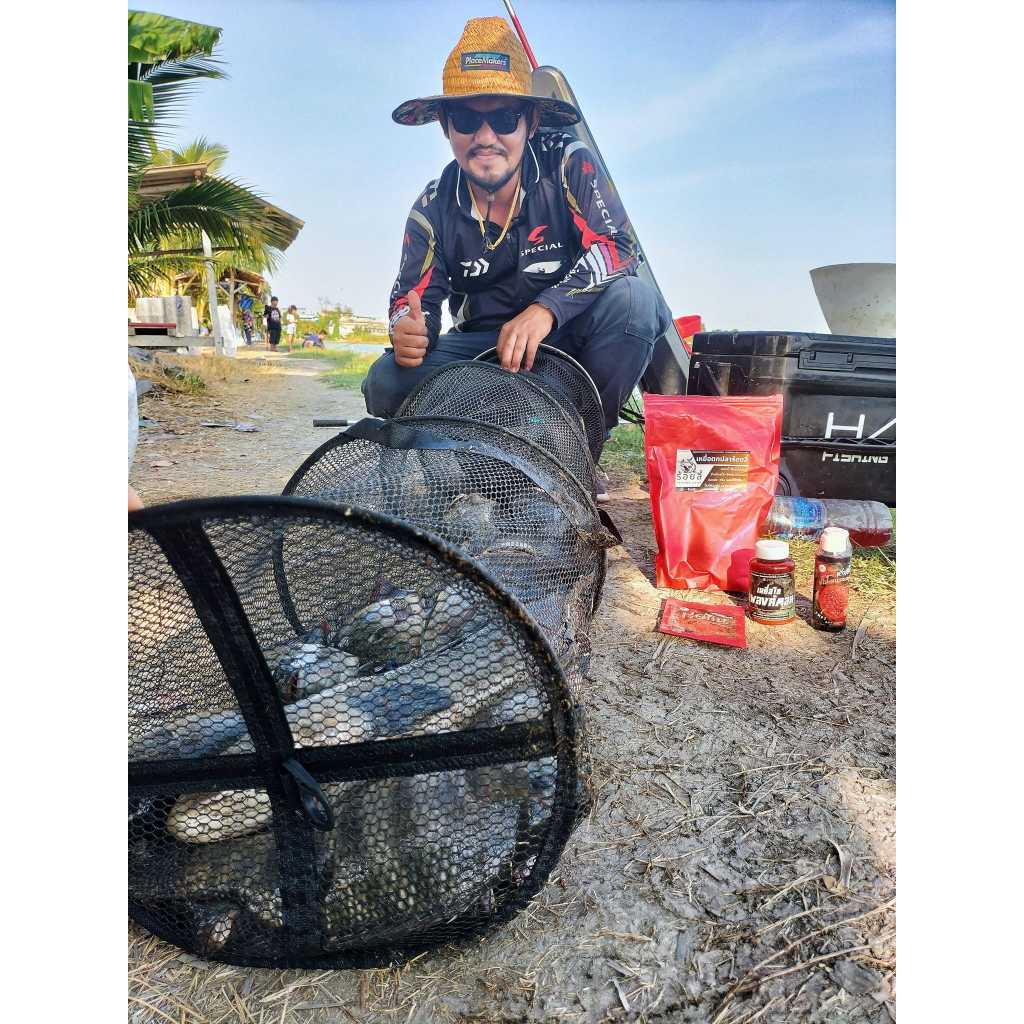 หัวเชื้อกุ้งป่น Roilee 40g – หัวเชื้อตกปลา ผงกุ้งเข้มข้น สำหรับปลานิล ปลากินพืช