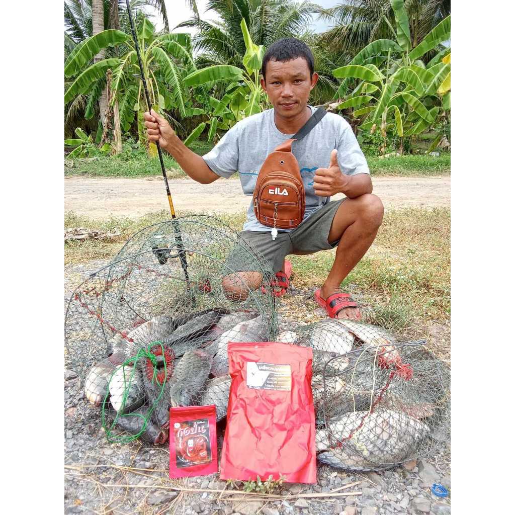 หัวเชื้อกุ้งป่น Roilee 40g – หัวเชื้อตกปลา ผงกุ้งเข้มข้น สำหรับปลานิล ปลากินพืช